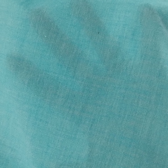 St John's Bay button down cotton blouse size small long sleeve collared green - Picture 8 of 8